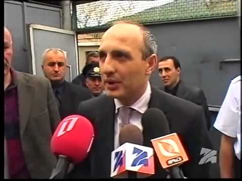 ვანო მერაბიშვილის მიერ პოლიციის გახსნა მცხეთაში  ( ვიდეო არქივი  2005 წ. )