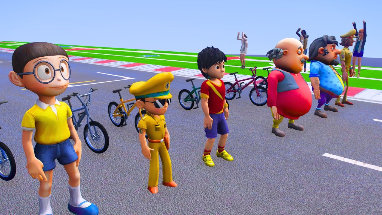 Motu Patlu Vs Siva Impossible Parkour Ramp Challenge In Gta 5