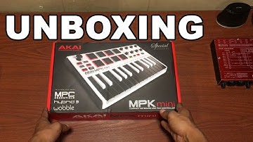 Unboxing AKAI MPK Mini Mk2 Midi Keyboard Controller [ Hybrid ]