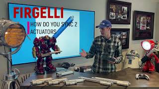 HOW DO YOU SYNCHRONIZE 2 ACTUATORS