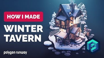 Winter Tavern in Blender - 3D Modeling Process | Polygon Runway