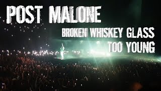 POST MALONE - INTRO - BROKEN WHISKEY GLASS AND TOO YOUNG - LIVE AT O2 ARENA LONDON - 14/03/19 - 4K