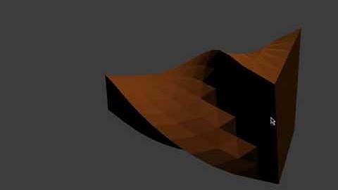 Torsion Force Applied to Block using Quanta-Bond Method of Real-Time Physics Simulation