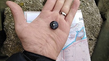 How to use a Survival Button Compass!!!