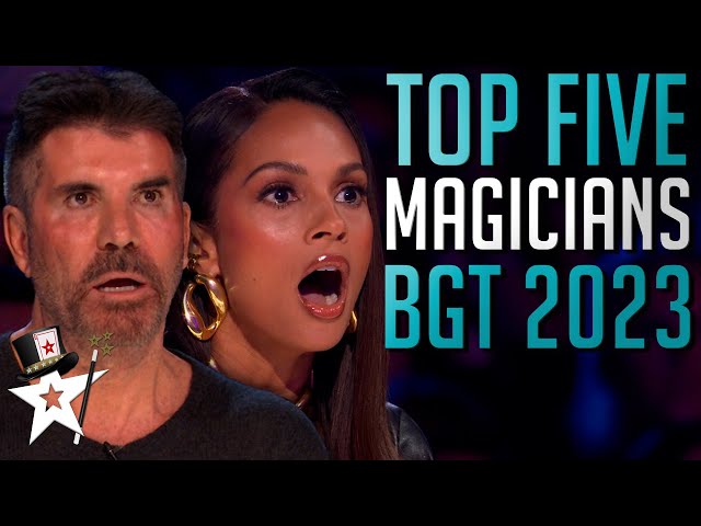 TOP FIVE BEST MAGICIANS 2023 - Britain's Got Talent! These Auditions STUNNED The Judges class=