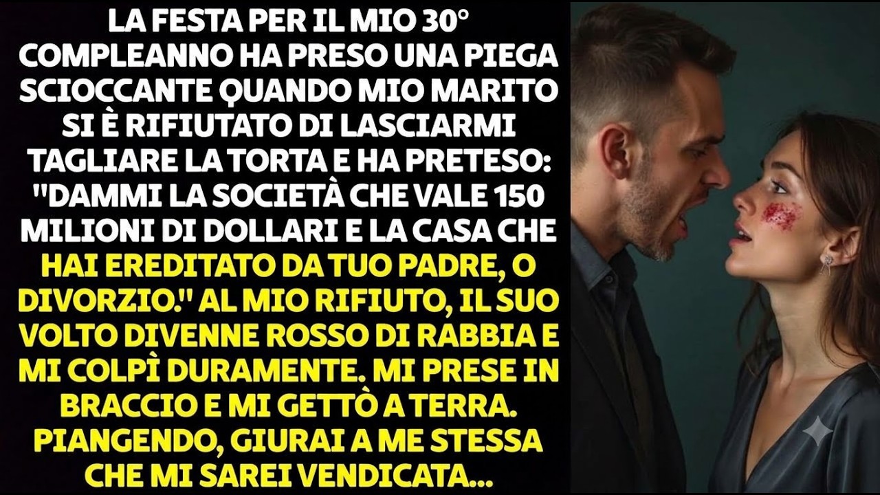 Avevo appena spento le candeline della mia torta di compleanno, con il coltello in mano e il sorriso stampato in faccia, quando mio marito David si è alzato di scatto e ha urlato: “Sofia, smettila...