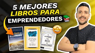 5 EXCELENTES LIBROS para EMPRENDEDORES JOVENES y EXITOS 2024 ✅😱