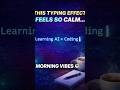 This Typing Effect Feels So Calm ☕💻 #TypingEffect #CodingShorts  #WebDevelopment #Programming