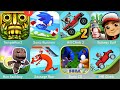 Top 8 Best Android & iOS Games (Temple Run,Sonic,Hill Climb 2,SubWay,Run Sackboy,Sausage Run,Sonic)