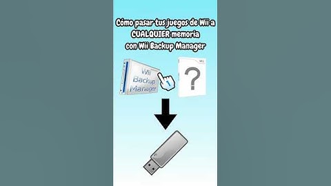 Pasar tus juegos de Wii a CUALQUIER memoria con Wii Backup Manager 💿 #shortsfeed #wii #nintendo #fyp