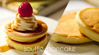 (SUB) 계란2개 쉬운데 어려운 수플레 팬케이크 성공하기:  Fluffy Souffle Pancake Recipe [홈베이킹]