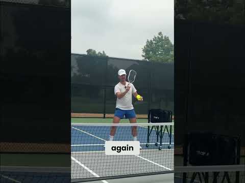 Watch this KEY topspin #pickleball #pickleballtips