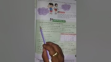 Class-4th maths chapter- 8 decimals# self practice 8C#