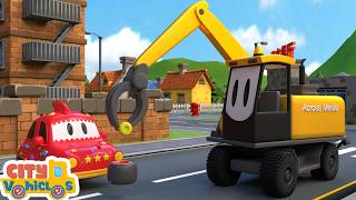 Shark Cars Treasure Hunt Adventure! 🚗💎 Hidden Map, Excavator Rescue & Secret Treasure Box!
