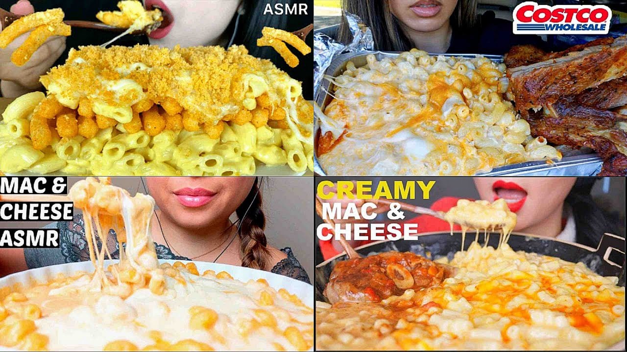 Asmr Cheesy and Creamy Macaroni And Cheese|American Food | No Talking | Satisfying Sounds| Food ASMR