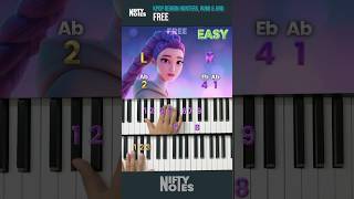 Free - Rumi &amp; Jinu KPop Demon Hunters Both Hands | Easy Piano Tutorial #shorts #piano #pianotutorial