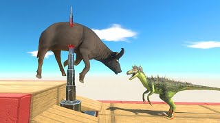 Try to Avoid Giant Piercer and Attack King Deinonychus - Animal Revolt Battle Simulator