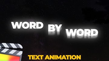 How to Make SMOOTH TEXT ANIMATION in Final Cut Pro X