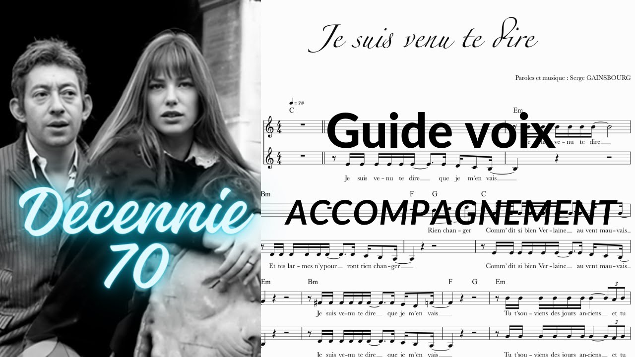 Je suis venu te dire que je m'en vais / Medley J.BIRKIN & S. GAINSBOURG