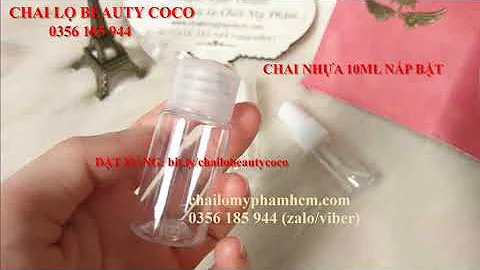 CHAI NHỰA 10ML NẮP BẬT