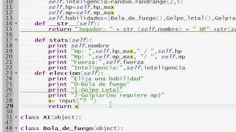 Programacion Python 36 : Juego Objetos Parte 5 (metodo eleccion)