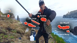 Pesca de Sargos, José Silva com Samuel Avelino, na Ribeirinha São Miguel Açores.. 14-11-2022