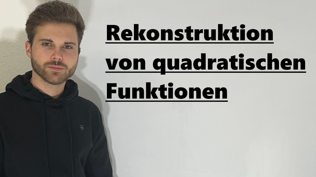 Rekonstruktion von Funktionen (Steckbriefaufgabe) | Mathe by Daniel Jung