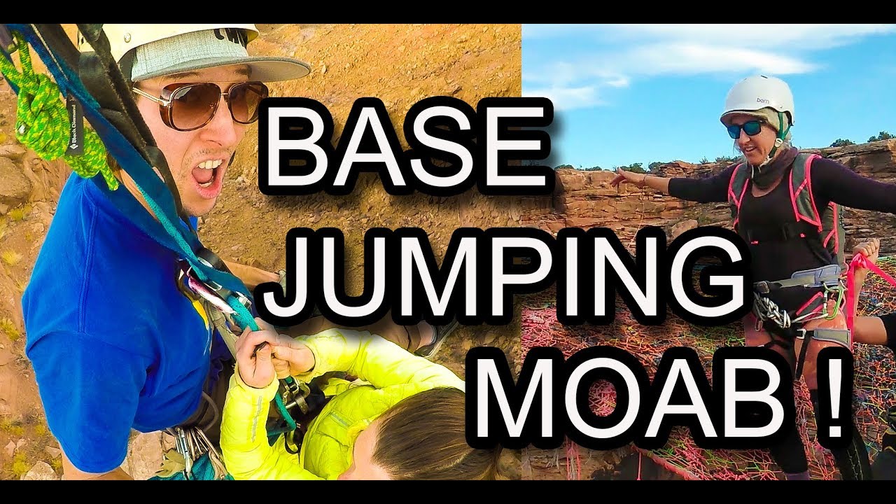Base Jumping Moab Space Net Tandem Paragliding YouTube
