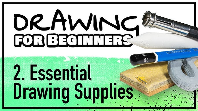 8 DRAWING SUPPLIES for Beginners 