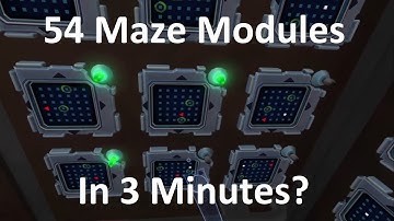 The Elevator of Doom on Keep Talking and Nobody Explodes - 54 Maze Modules in... 3 Minutes?