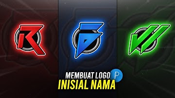Cara Membuat Logo Gaming (Inisial Nama) di Hp Android | PIXELLAB TUTORIAL #22