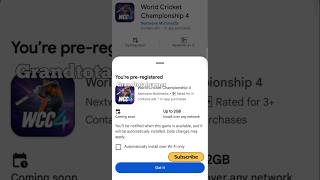 WCC4 Finally on Playstore 🔥 Go &. download #cricket #shorts