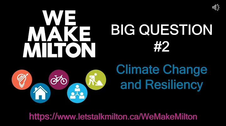 Living in Milton - Climate Change and Resiliency