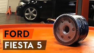 Как се сменят Маслен филтър FORD FIESTA V (JH_, JD_) - ръководства