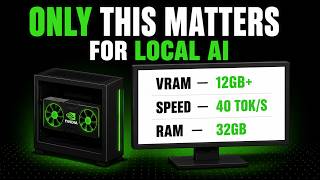 Everything That Actually Matters for Local AI (Hardware, VRAM & Speed Specs, Etc)