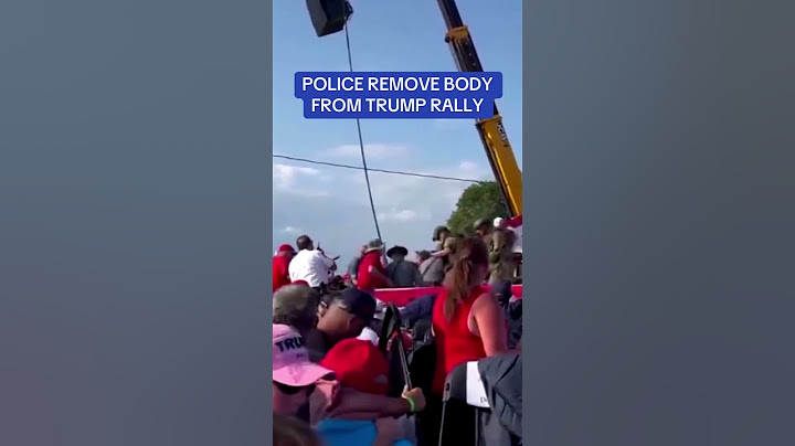 Police remove Trump shooter’s body from rally
