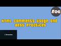 تعلم HTML في 2026 - درس 06# HTML Comments Usage and Best Practices