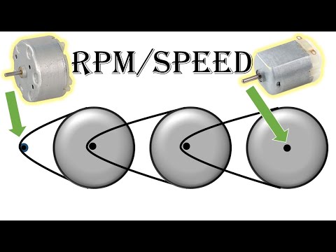 how to increase the speed of Motor RPM मोटर की गति कैसे बढ़ाएं? bu pully