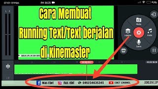 CARA MEMBUAT TEXT BERJALAN DI KINEMASTER