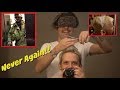 BLINDFOLDED GUY CUTS AND DYES MY HAIR!! (FAIL)