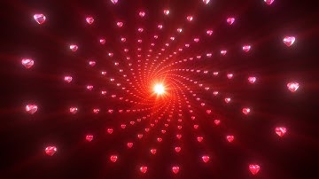 4K Diamond Heart Loop | Motion Background | After Effects Video