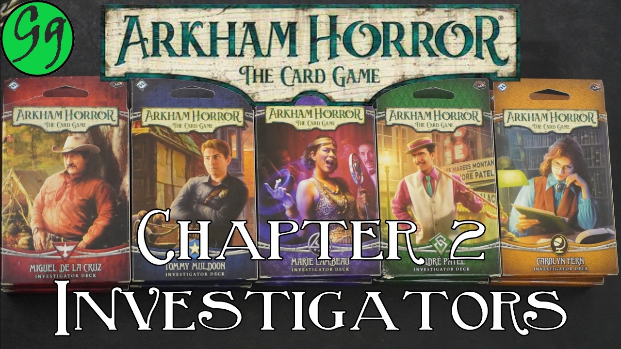 GG Arkham Horror Chapter 2 Investigator packs
