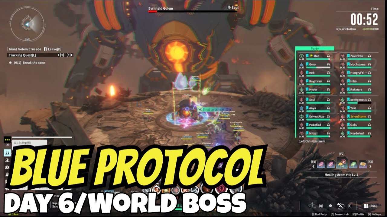 Blue Protocol Day 6/World Boss/Super Fun Fight YouTube