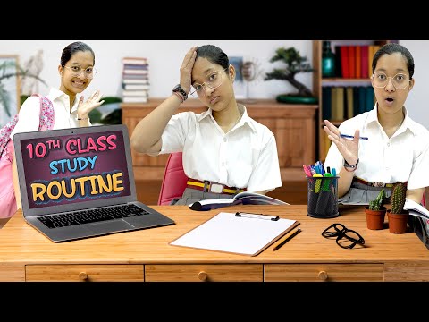 Jinni Ka 10th Class Study Routine 📚 | Study Tips 📐 | Cute Sisters