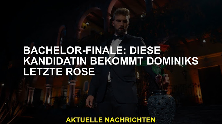 Bachelor-Finale: Diese Kandidatin bekommt Dominicas letzte Rose