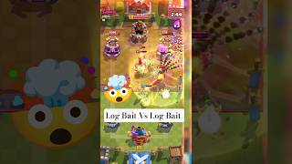 log bait vs log bait 🤯 | clash royale | #shorts #clashroyale #viralvideo #ytshorts