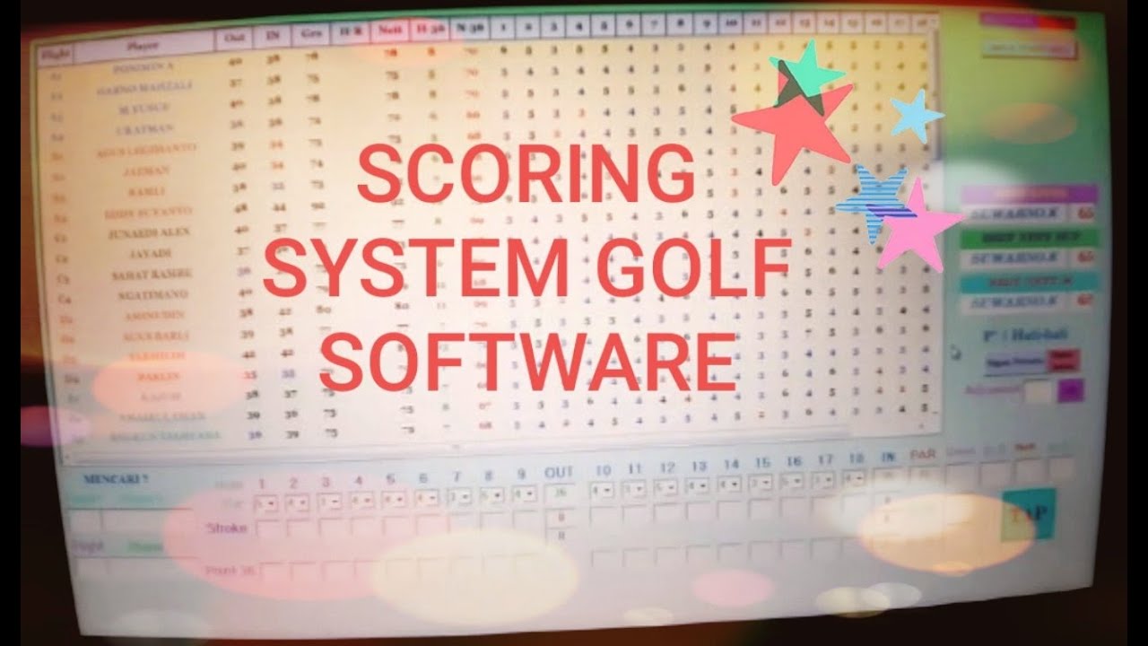 Download Membuat software scoring system golf tournament dan viewer - YouTube