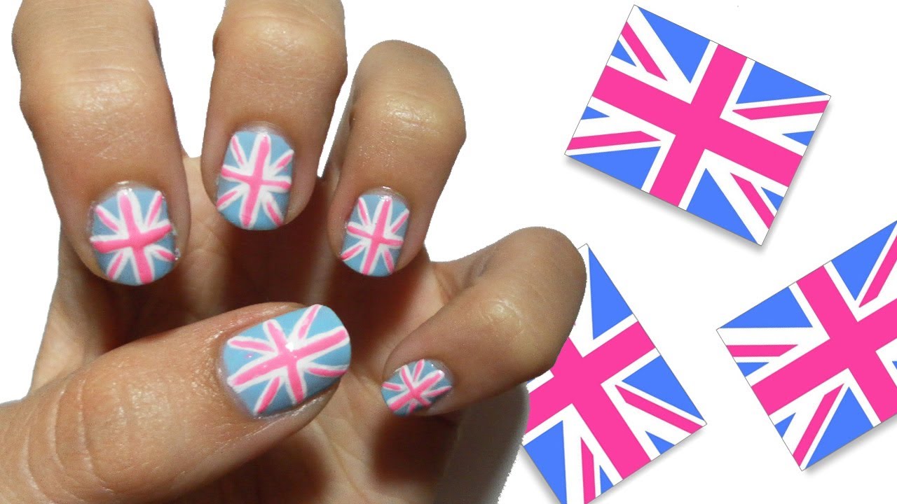 Step-by-Step Union Jack Flag Nail Art Tutorial - wide 7