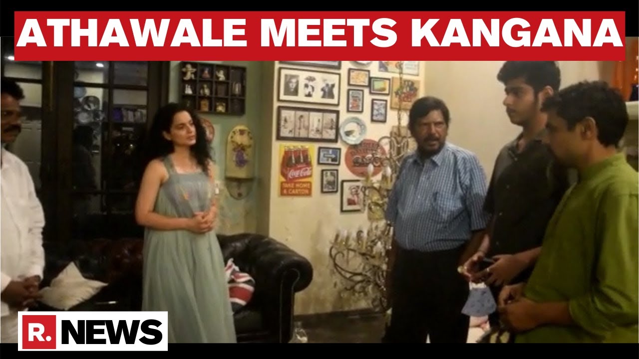 Inside Visuals Of Kangana Ranaut's Meeting With Ramdas Athawale Post-BMC's Demolition Stunt