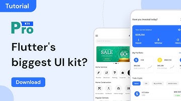 Downloaded ProKit: The Biggest Flutter UI Kit?" Here